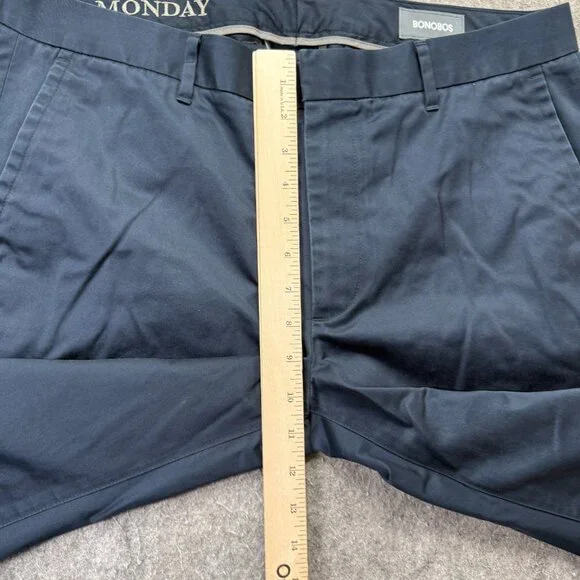 Bonobos Monday Weekday Warrior Pants Men 34 x 31* Blue Slim Fit 20724 Tapered - Picture 16 of 16